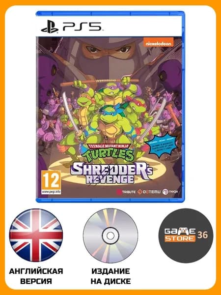 Игра Teenage Mutant Ninja Turtles: Shredder's Revenge (PlayStation 5, Английская версия)