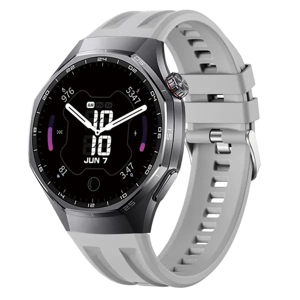 Силиконовый спорт ремешок для Huawei Watch GT6 Pro 46 мм, без зазоров, Металлическая пряжка