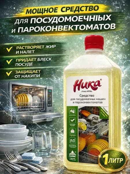 Средство для посудомоечных машин и пароконвектоматов НИКА "Ника-МПМ", 1кг