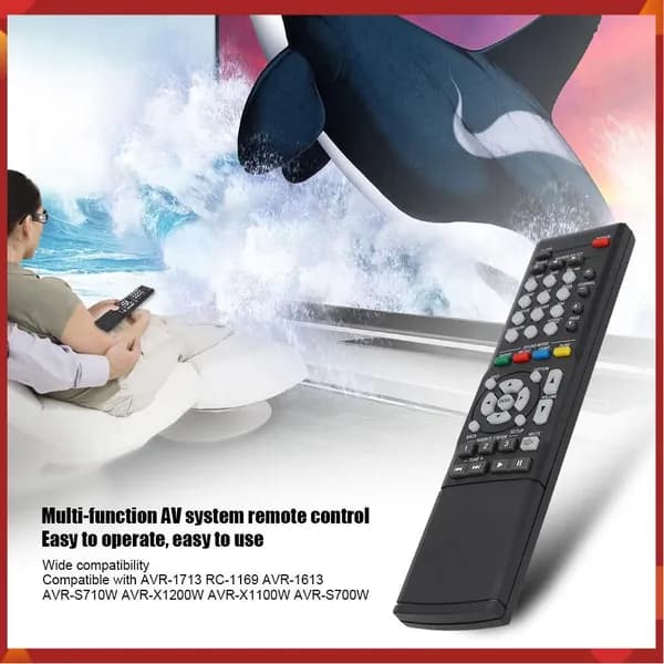 Пульт ДУ, стильный и удобный, для AV-усилителей Denon AVR-1713, AVR-1613