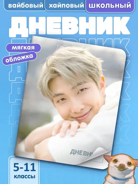 Школьный дневник в мягком переплете BTS #039