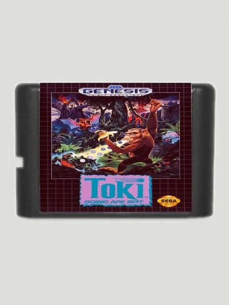 Игровой картридж для приставки 16 bit: JU JU LEGEND OF TOKI (без коробки)