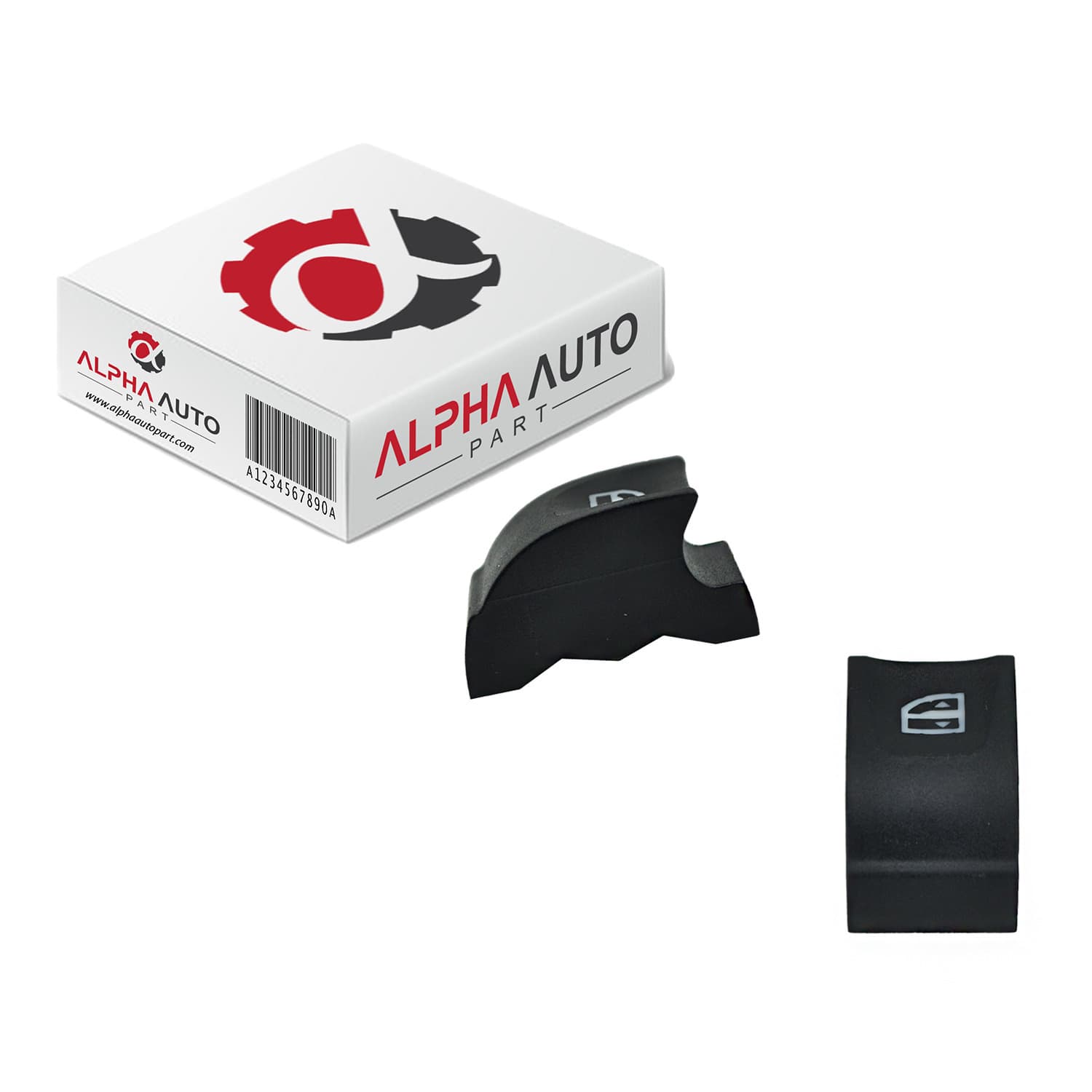 ALPHA AUTO PART Автостекло (Правое боковое), арт. WB2263