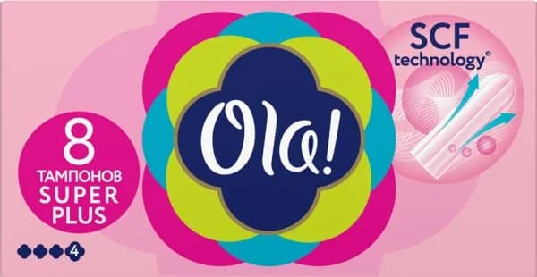 Тампоны Ola! Super Plus 8шт
