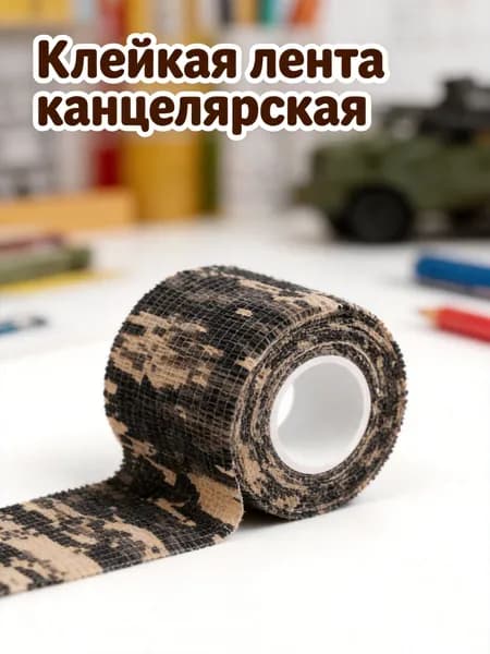Клейкая лента канцелярская 51.25 мм x 4.00 м