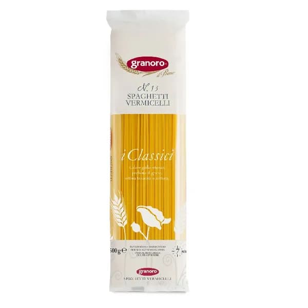 Макароны GRANORO I Classici №13 "Спагетти" из твердых сортов пшеницы 500г