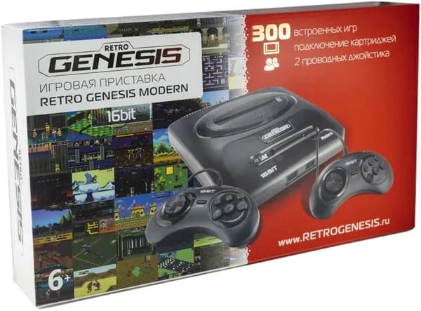 Игровая консоль SEGA Retro Genesis Modern (300 встроенных игр) (ConSkDn92)