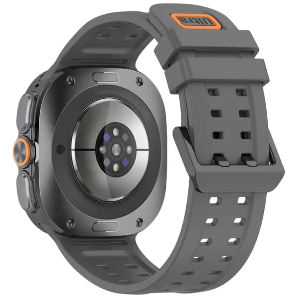 Силиконовый ремешок для Samsung Galaxy Watch Ultra 2 и Ultra 2025, 47 мм, космический серый