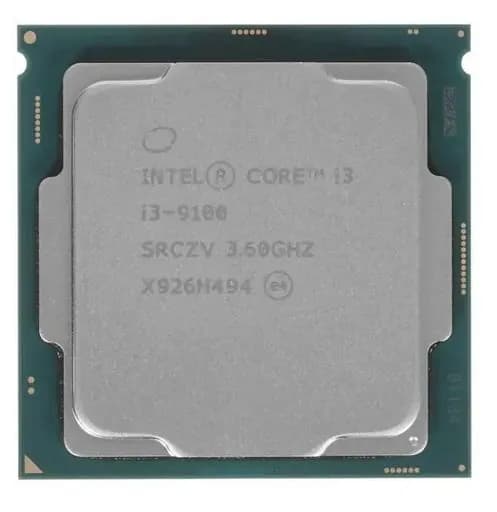 Процессор Intel Core i3-9100 (CM8068403377319) OEM - LGA 1151-v2, 4 х 3.6 ГГц, L2 - 1 МБ, L3 - 6 МБ, 2хDDR4-2400 МГц, Intel UHD Graphics 630, TDP 65 Вт