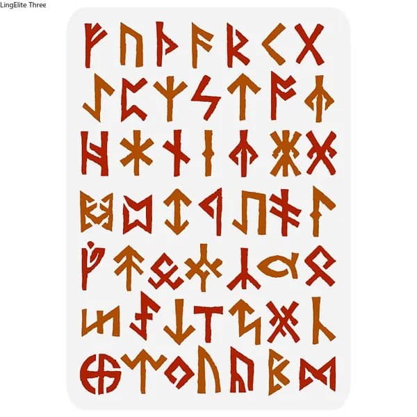 1 шт. Пластиковые трафареты для рисования, шаблоны для рисования на ткани, плитке, напольной мебели, дереве, прямоугольном символе 29,7 x 21 см
