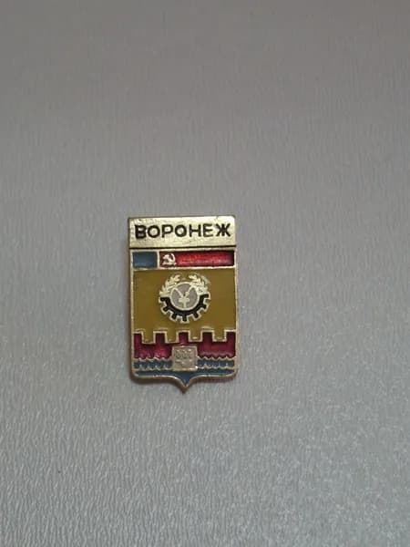 Значок СССР герб Воронеж