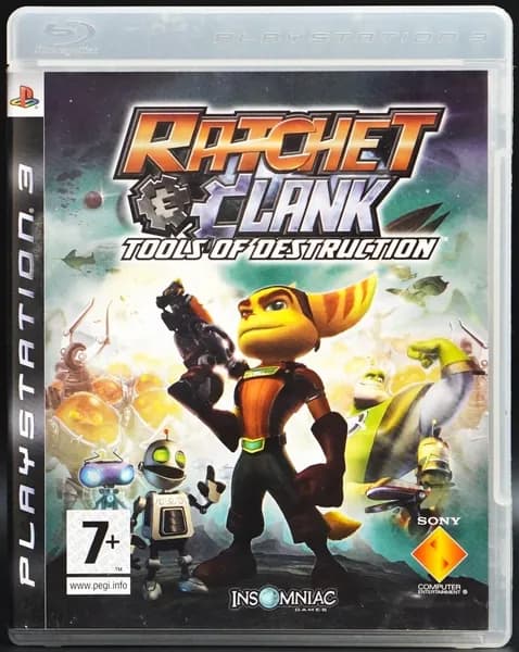 Игра Ratchet & Clank: Tools of Destruction PS3 ENG Русская документация