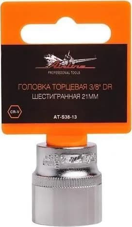 Головка торцевая 6-гранная 3/8"DR 21мм Аirline ATS3813