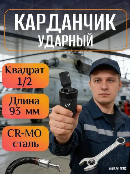 Эксклюзивный ударный кардан 1/2 Cr Mo