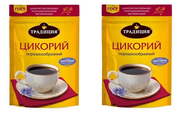 Традиция Цикорий ,натуральный, 100г, 2 шт