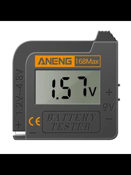 Тестер напряжения LCD для батарей, диагностика литий