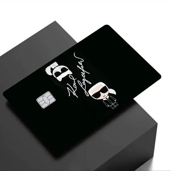 Карл Лагерфельд Karl Lagerfeld Наклейка для банковской карты