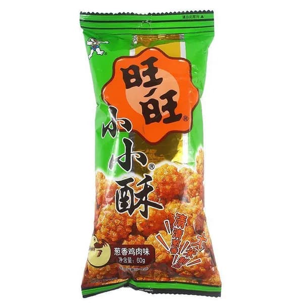 60 г хрустящих печений Wangwang Little Crispy Biscuits (с овощами и курицей)
