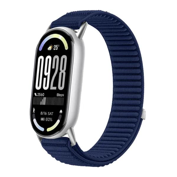 Дышащий нейлоновый ремешок для Xiaomi MiBand 10/9, Мужской женский спортивный ремешок для Xiaomi Band 8