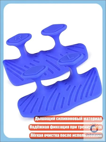Дышащие накладки для рук для тренажерного зала, антискользящие, для штанги, Синий