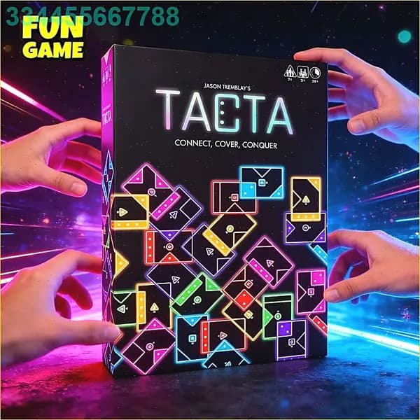 Картовая игра TACTA: Идеальная семейная и вечеринковая стратегическая игра