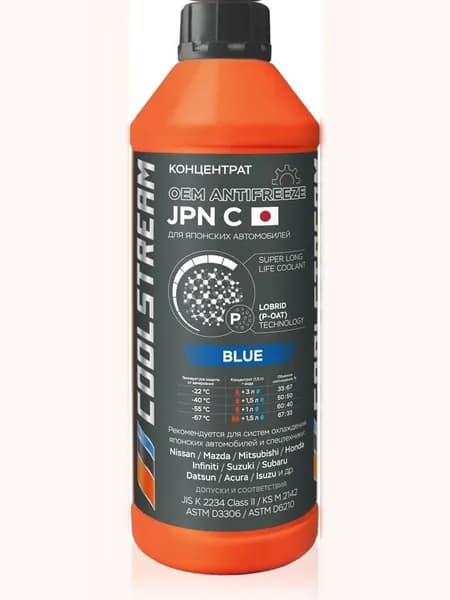 Концентрат охлаждающей жидкости (антифриза) Coolstream JPN С, 1,7 кг