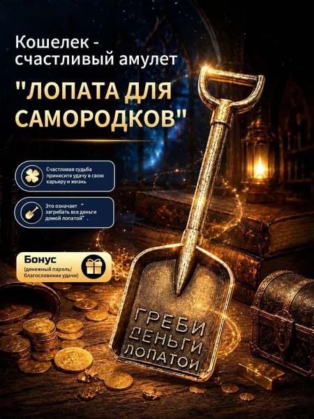 Славянский оберег Денежная Лопата - талисман для привлечения богатства