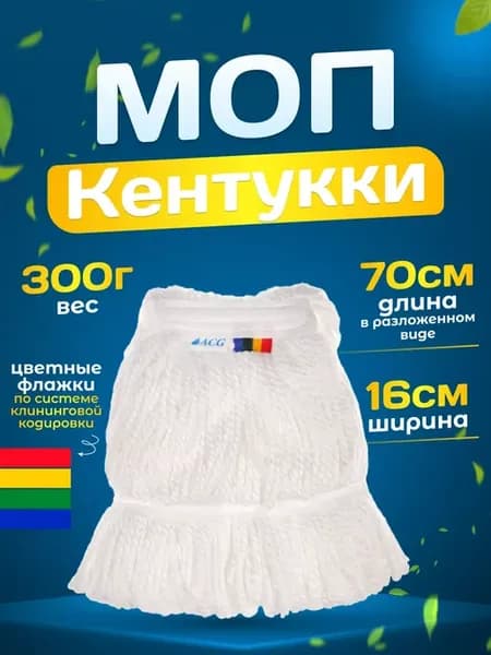 Сменная насадка МОП Кентукки для швабры