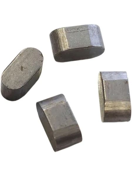 Шпонка призматическая 4х4х8 DIN 6885 A, ГОСТ 23360-78 (2 шт)