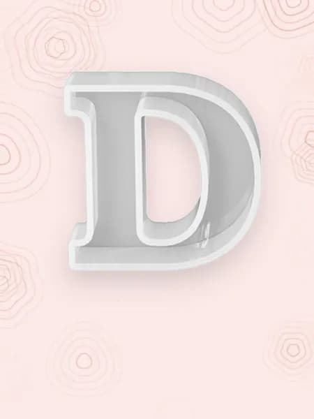 Подвеска-молд для брелока из силикона, - D