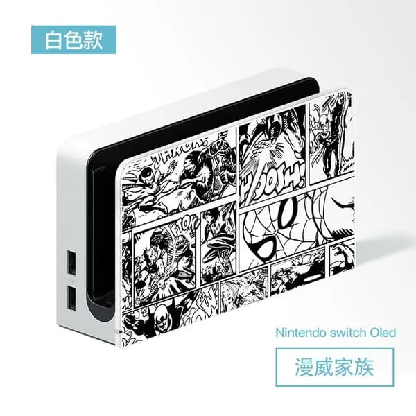 Чехол для Nintendo OLED матовый мягкий Marvel Spider-Man док-станции Switch Lite
