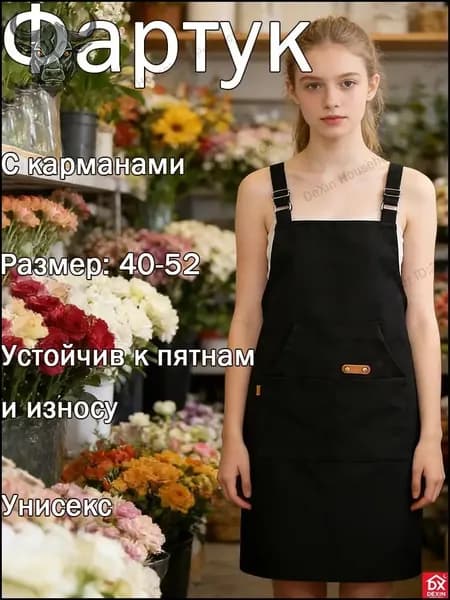 Фартук кухонный женский и мужской рабочий Dexin