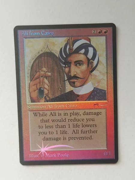 Портативные карты MTG Настройка и прокси высококачественной фольги Али из Каира