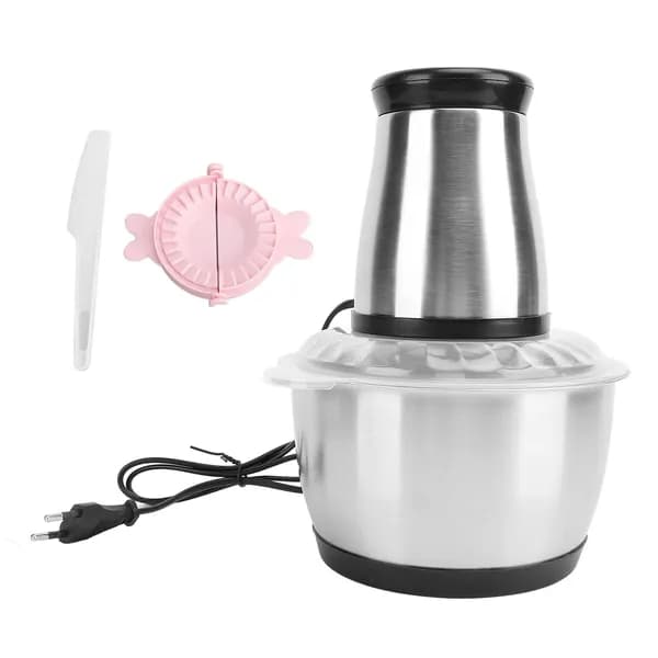 Электрическая мясорубка, 200W, чаша 2L нержавейка, медь, EU 220V