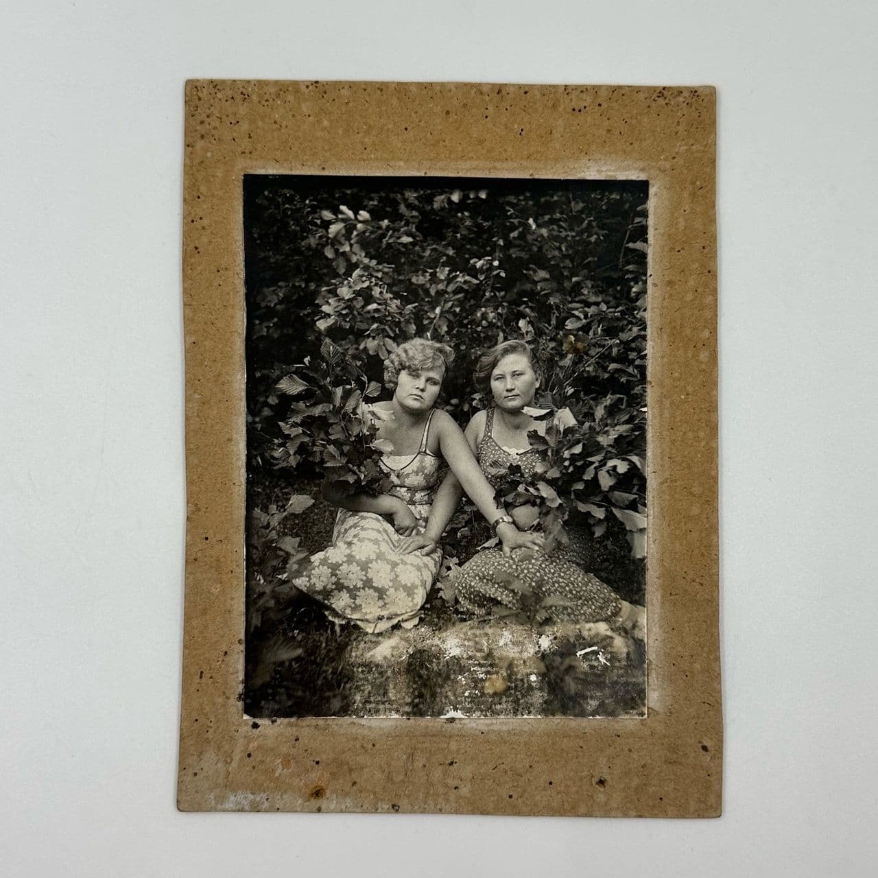 Старинная Фотокарточка Две Подруги Г. Рязань "АСТРА" Винтаж!