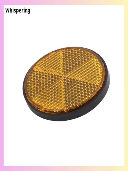 Набор 2 x 2 inch. Круглые оранжевые отражатели, универсальные для мотоциклов / ATV / велосипедов