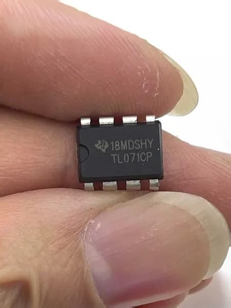 Операционный усилитель TL071CP, JFET, низкий шум, 1 канал, DIP-8, 10 шт