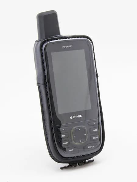 Чехол для Garmin GPSMAP 67 с окном для креплений, натуральная кожа, сделано в России