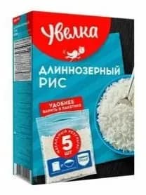 Крупа Рис "УВЕЛКА" длинноз., пропар., 400г.