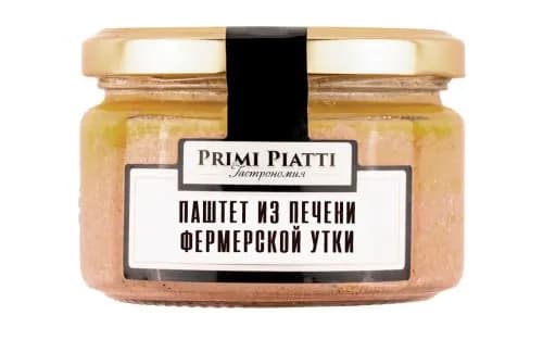 Паштет Primi Piatti из печени фермерской утки, 180 г