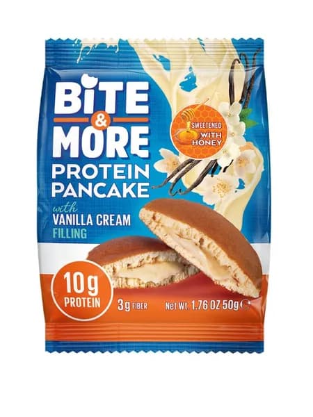 Bite & More Protein Pancake 50 г Ванильный крем