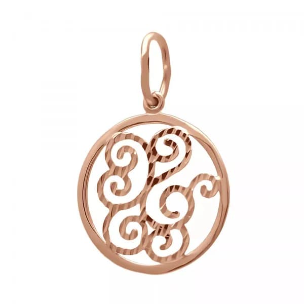 Золотая подвеска 585, женская