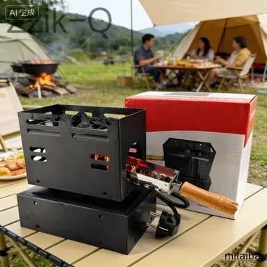 Электрическая настольная плита mzm-20260527160313115, черный