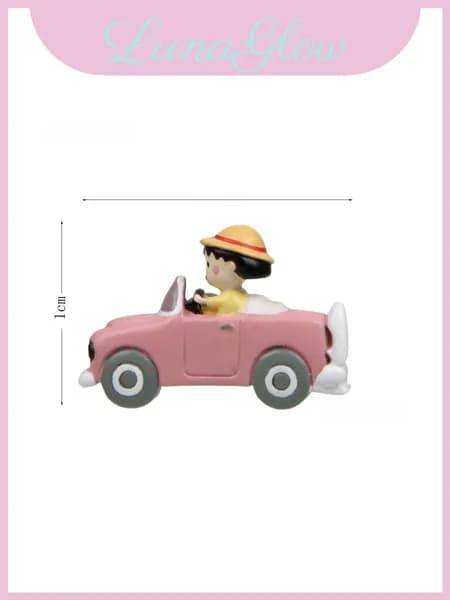 мышь drive a car resin collectible magnet with magnetic fix for travel and memorabilia girl