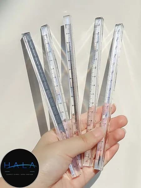 15cm / 20cm Треугольник для студентов Прозрачная линейка