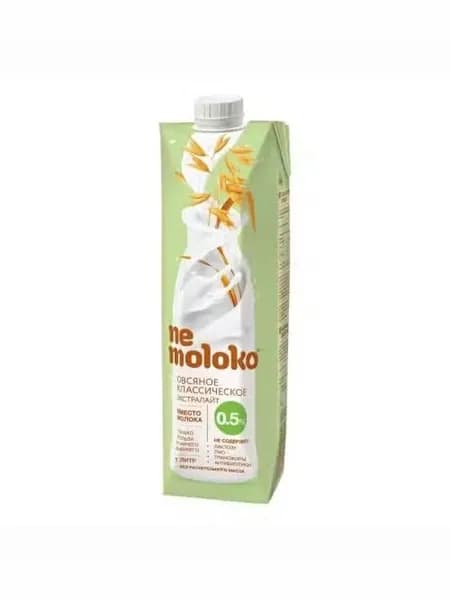 Напиток овсяный Nemoloko Классический экстралайт 0,5% 1 л