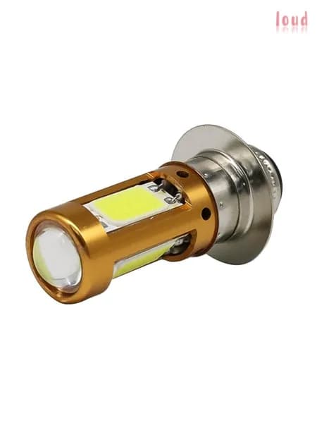 Светодиодная лампа H6M P15D для мотофары с ближним/дальним светом, 1500Lm / 12 30V, белый 6000 6500K.