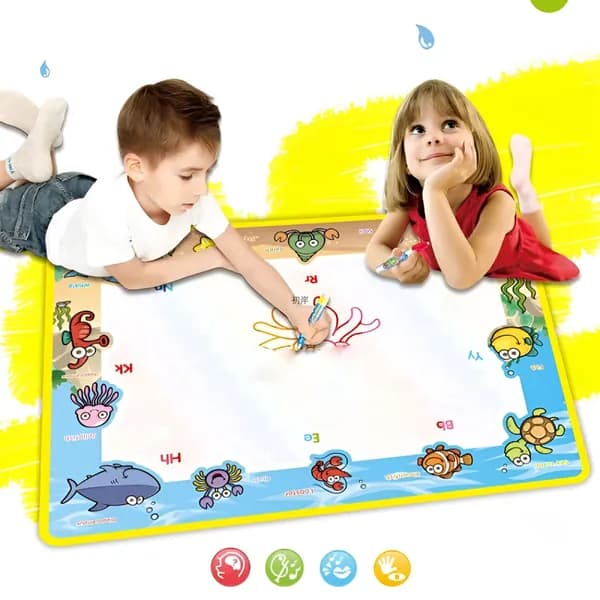 BESTSKY Детская водяная раскраска, магическая аква-игрушка, 3 части.