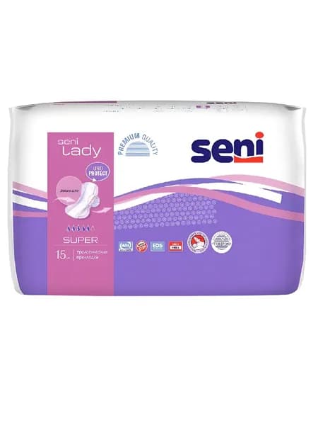Прокладки урологические Seni Lady Super 15 штук