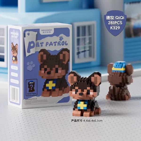 Милые собаки в стиле команды pet Patrol, строительные блоки, игрушки для детей старше 6 лет